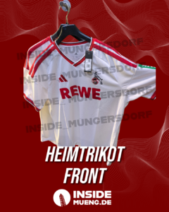 Heimtrikot Front des geleakten 1. FC Köln Heimtrikots 2026/27